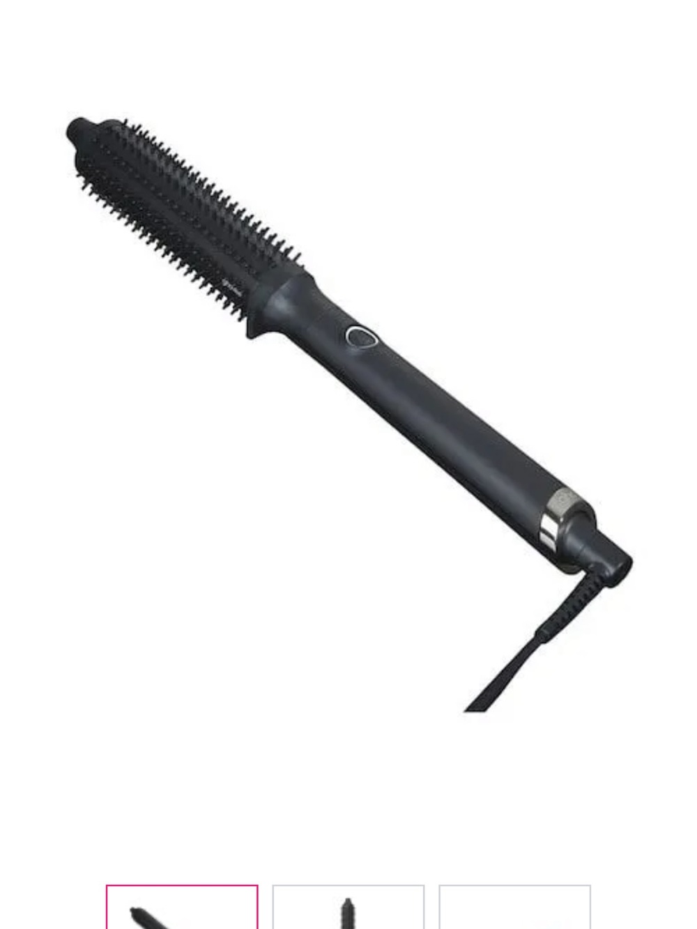 GHD Rise Black Heated Round Brush - Ceramic Styling Tool